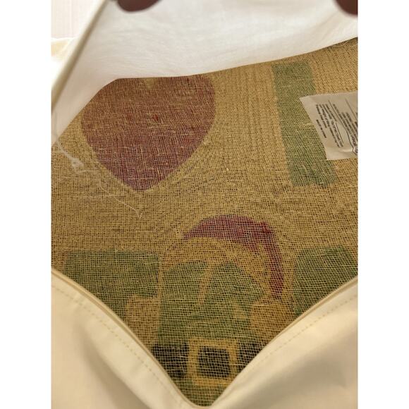 Peking Handicraft I LOVE SANTA Pillow Wool Hooked 18" x 18" Christmas Holiday - Picture 8 of 11